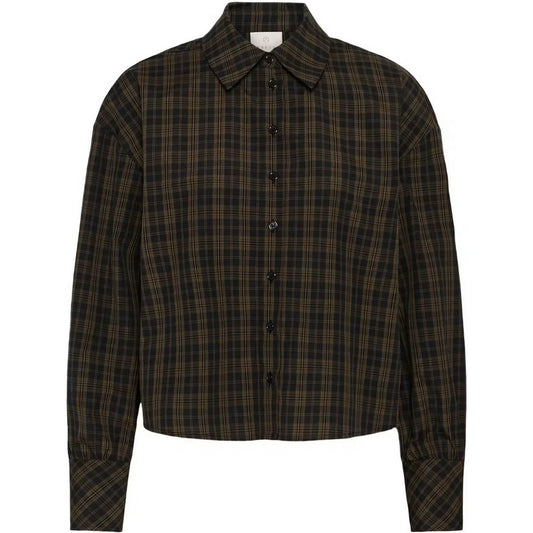 Camicie Donna Kaffe - KAhelie check shirt - Nero