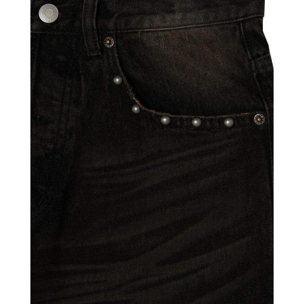 Pantaloni Uomo Obey - Studded Boxcar Straight Leg Denim - Nero