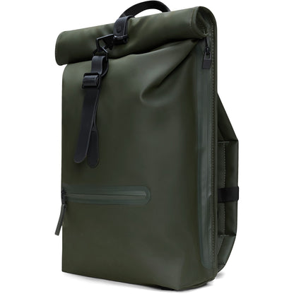 Zaini Casual Unisex Rains - Rolltop Rucksack W3 - Verde