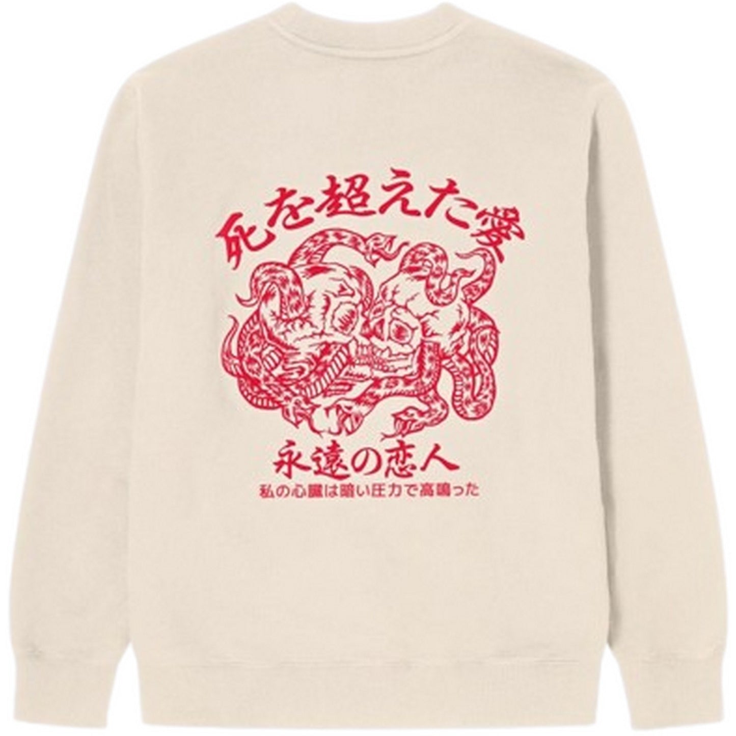 Felpe senza cappuccio Uomo Edwin - Forever Lover Sweat - Bianco