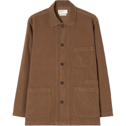 Camicie casual Uomo Universal Works - Bakers Overshirt - Marrone