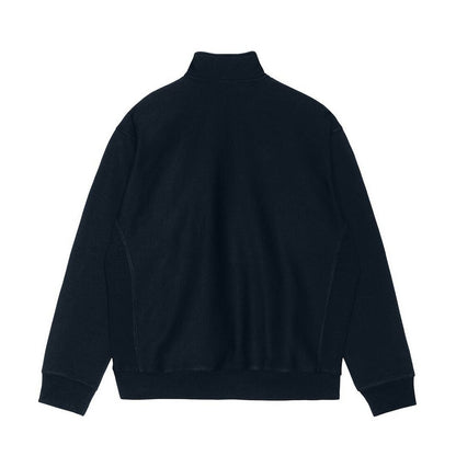 Felpe senza cappuccio Uomo Carhartt Wip - Half Zip American Script Sweat - Blu