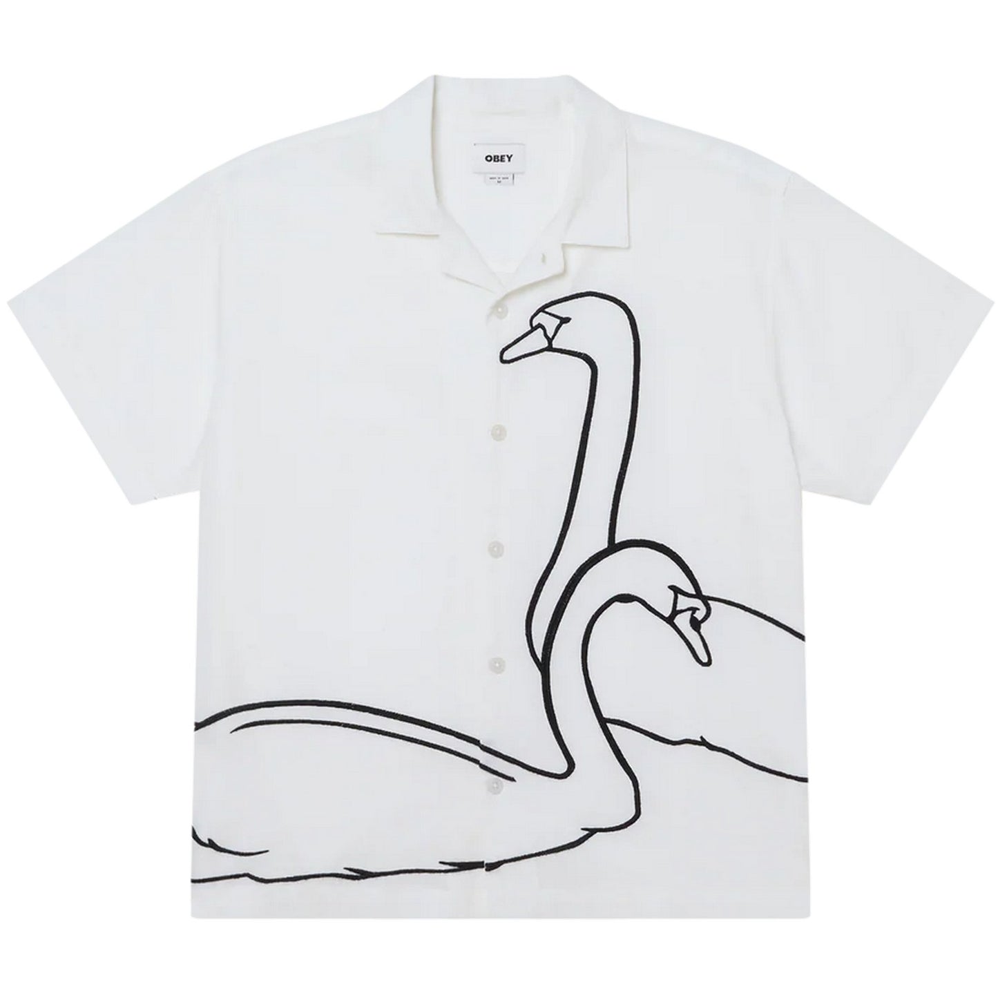 Maglie Uomo Obey - Cliff Woven - Bianco