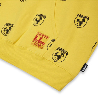 Felpe con cappuccio Uomo Iuter - Abarth Scorpio Hoodie - Giallo