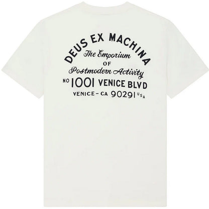 T-shirt Uomo Deus Ex Machina - Emporium Niner - Bianco
