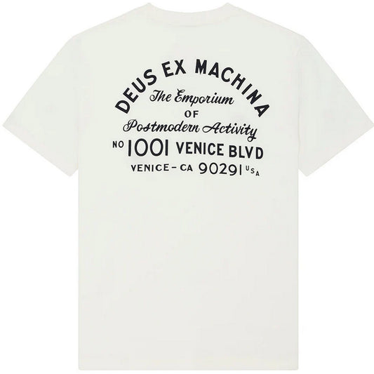 T-shirt Uomo Deus Ex Machina - Emporium Niner - Bianco