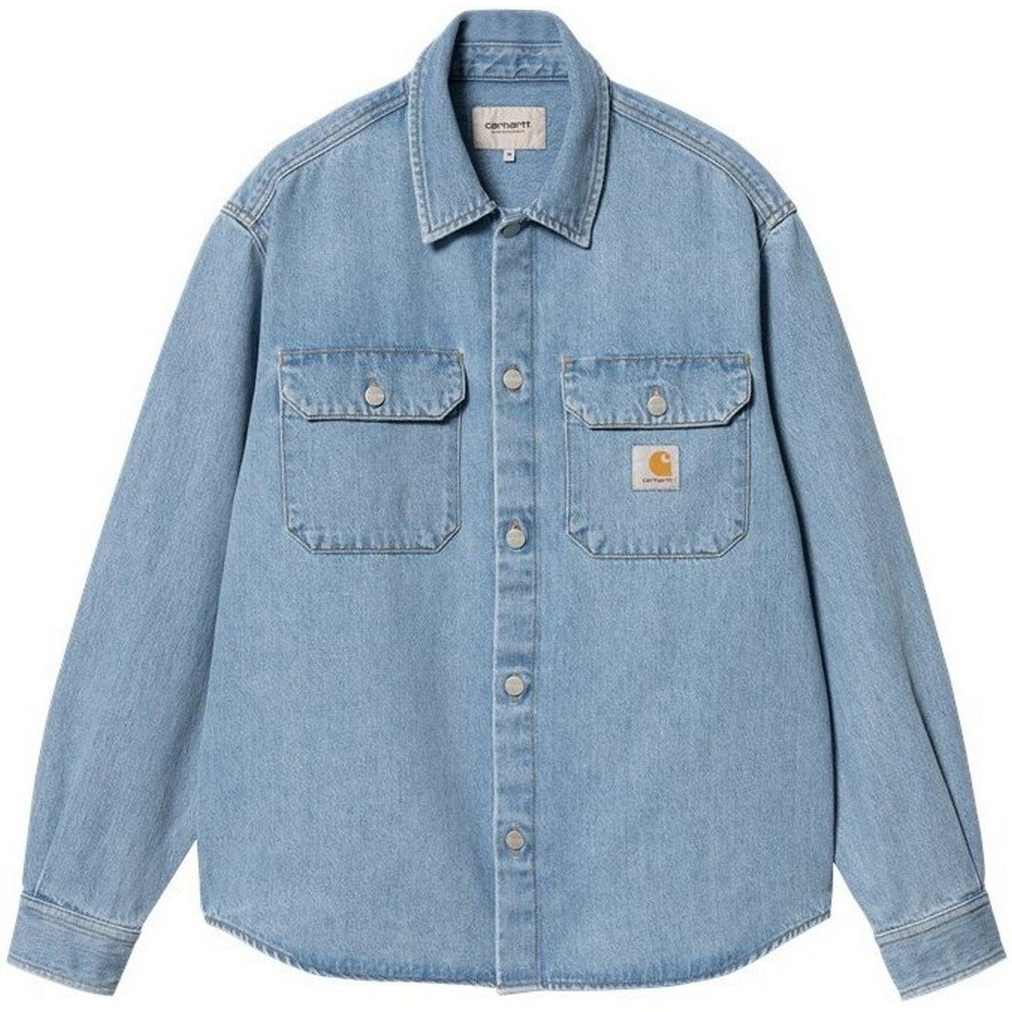 Giacche Uomo Carhartt Wip - Harvey Shirt Jac - Blu