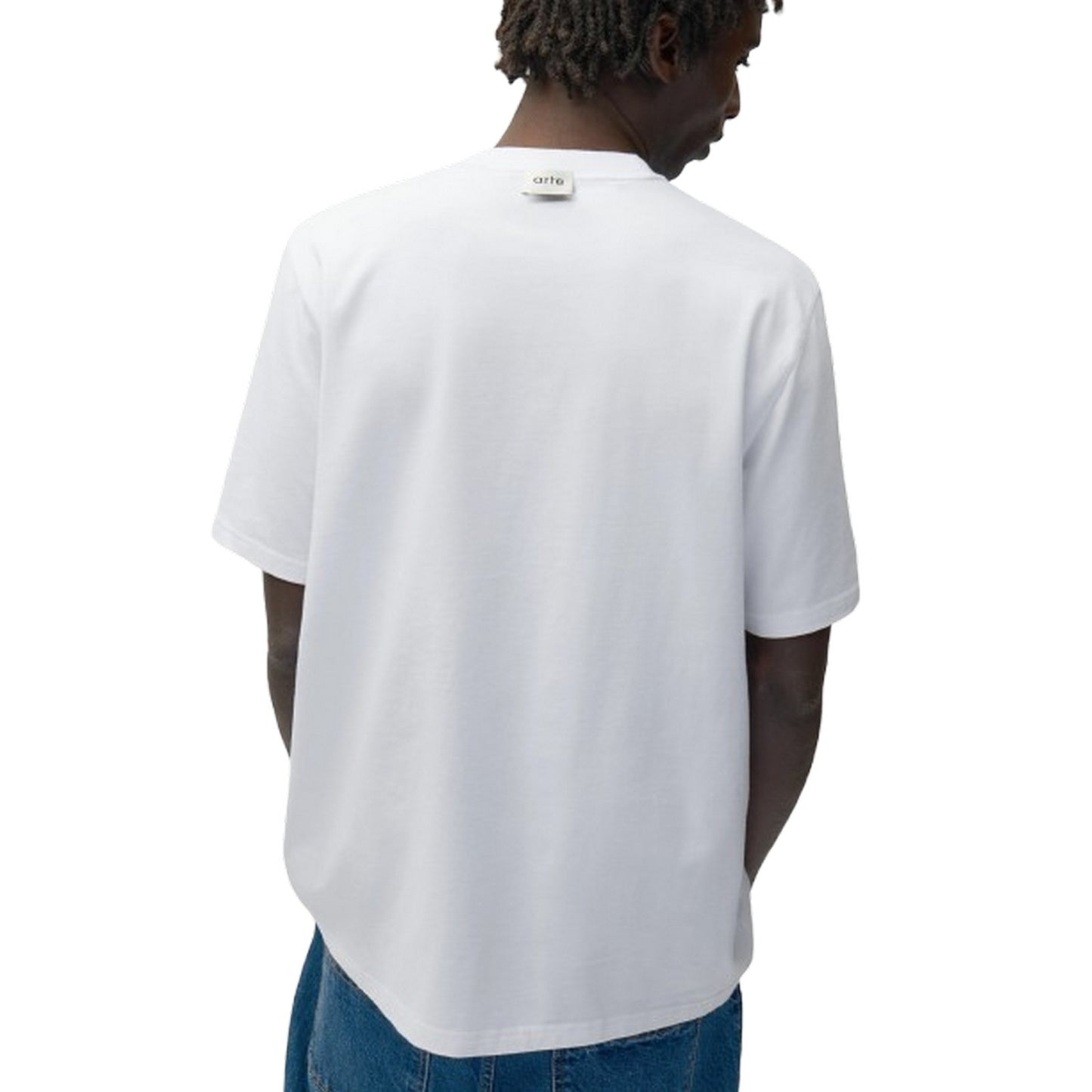 T-shirt Uomo Arte Antwerp - Reversible label T-shirt - Bianco