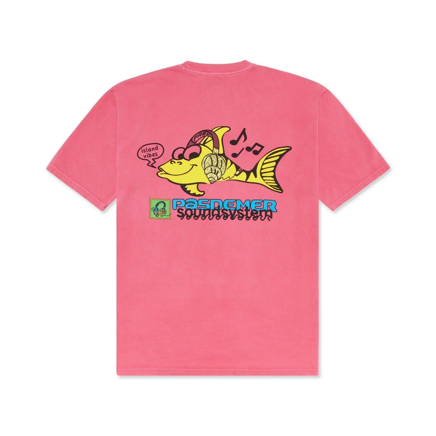 T-shirt Uomo Pas De Mer - Soundsystem T-Shirt - Fucsia