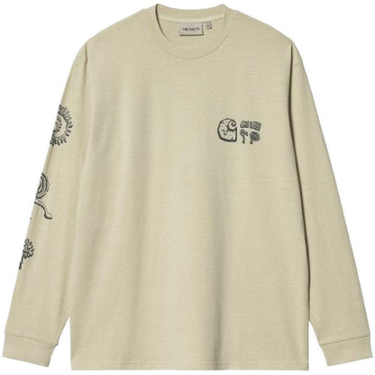 Maglie a manica lunga Uomo Carhartt Wip - L/S Mimetolith T-Shirt - Beige