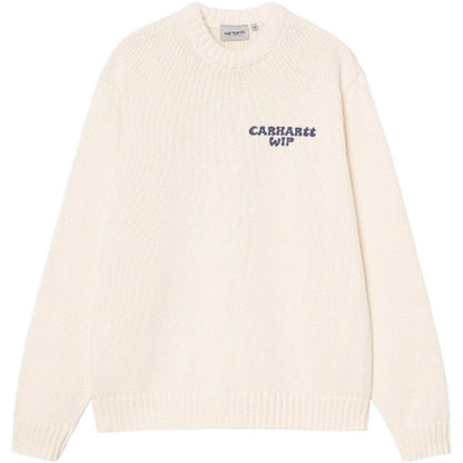 Maglie a manica lunga Uomo Carhartt Wip - Helix Sweater - Bianco