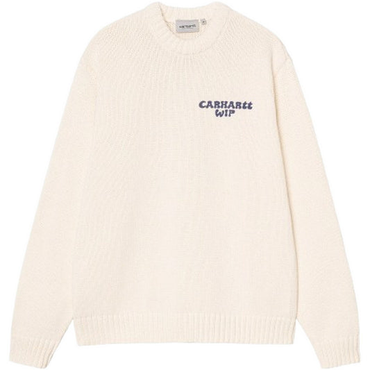 Maglie a manica lunga Uomo Carhartt Wip - Helix Sweater - Bianco