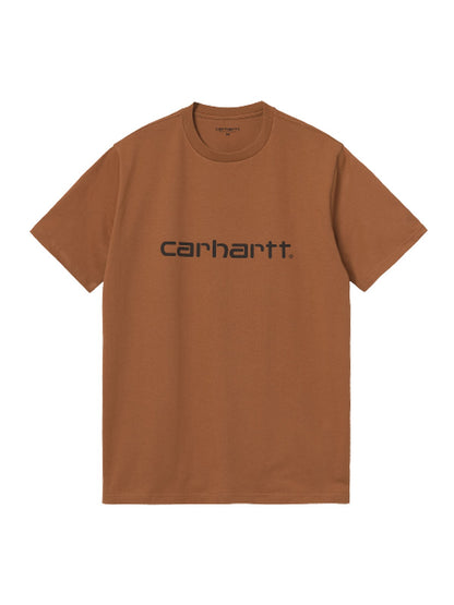 T-shirt Uomo Carhartt Wip - S/S Script T-Shirt - Marrone