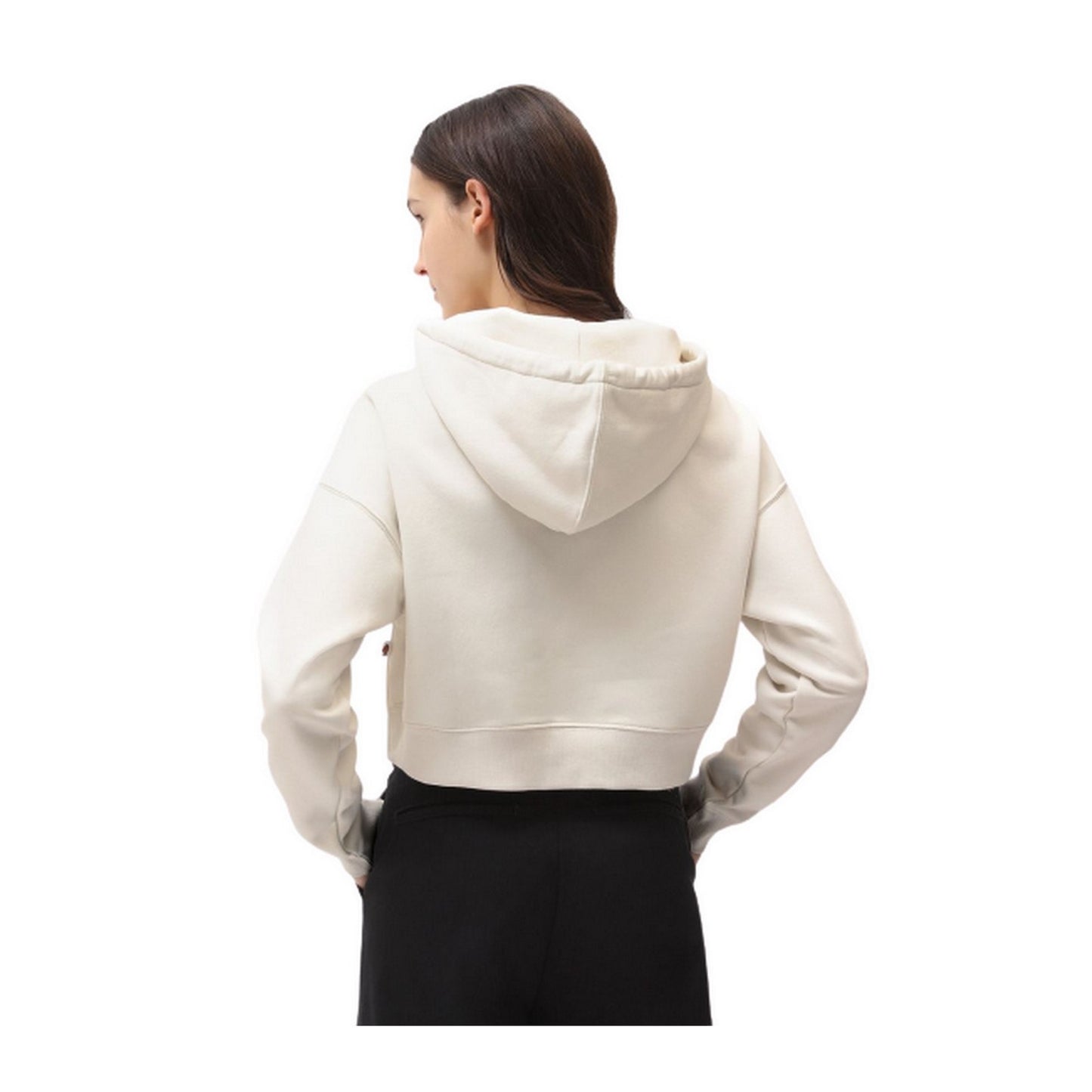 Felpe con cappuccio Donna Dickies - Oakport Cropped Hoodie W - Panna