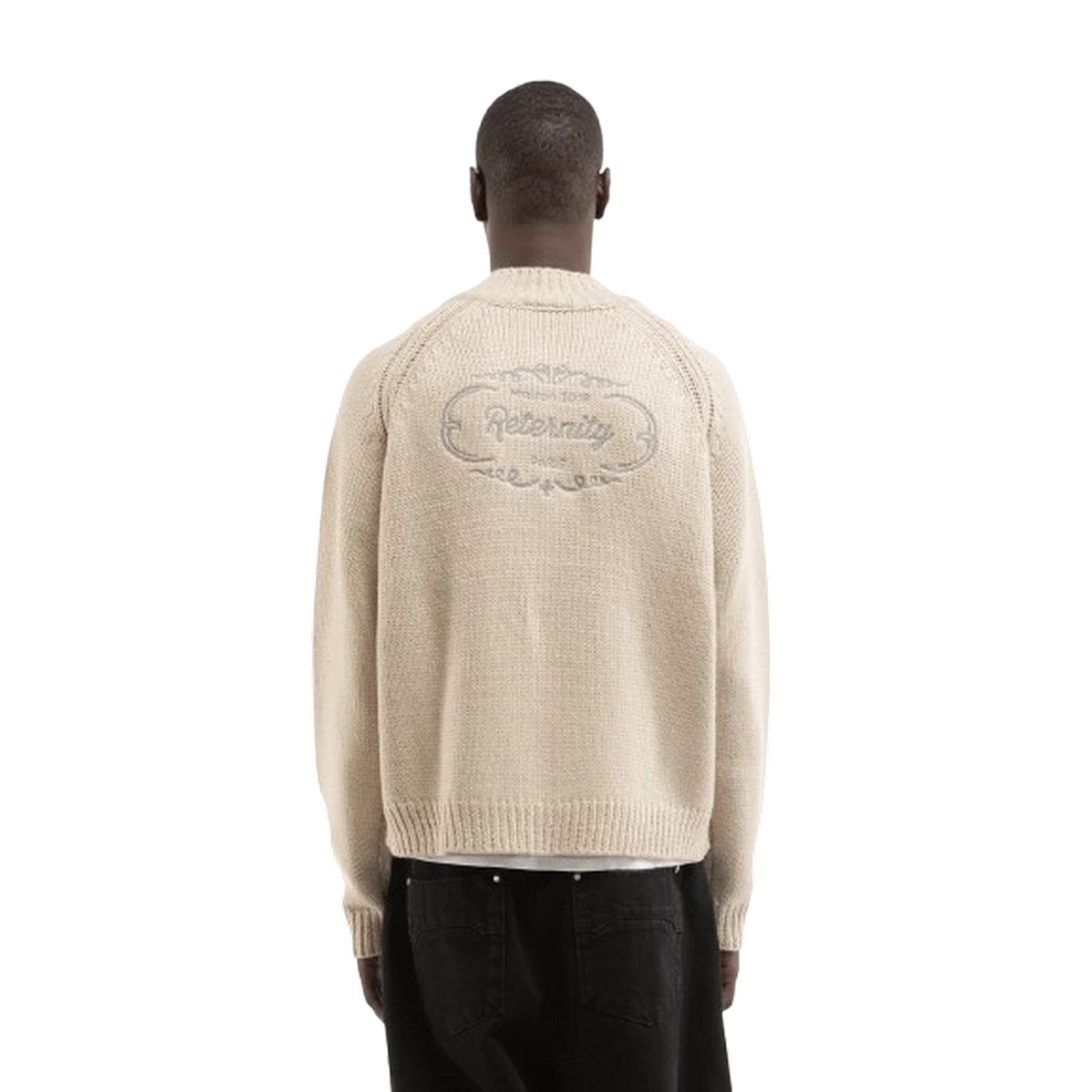 Maglie Uomo Reternity - Eclat Knit Zipper - Bianco
