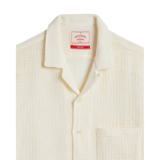 Camicie casual Uomo Portuguese Flannel - Salva - Bianco