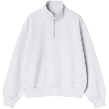 Felpe senza cappuccio Donna Carhartt Wip - W' Casey High Neck Sweat - Grigio