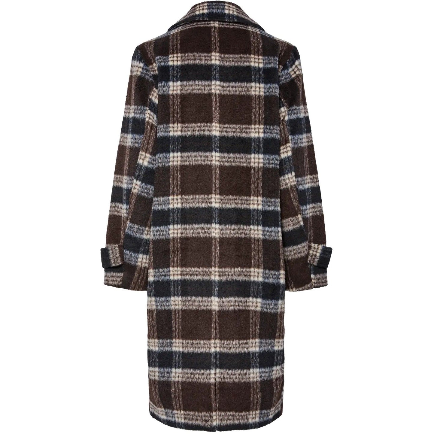 Giacche Donna Pieces - Pcmarble Check Jacket - Marrone