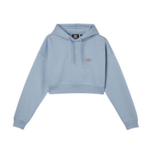 Felpe con cappuccio Donna Dickies - Oakport Cropped Hoodie W - Celeste