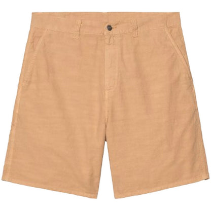 Bermuda Uomo Carhartt Wip - Walter Single Knee Short - Marrone