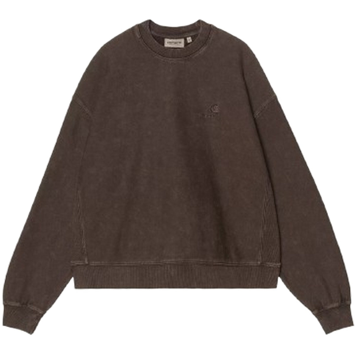 Felpe senza cappuccio Donna Carhartt Wip - W' Lambert Sweat - Marrone
