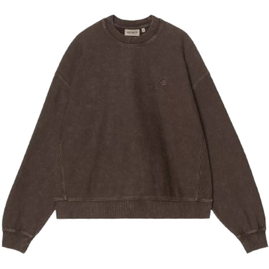 Felpe senza cappuccio Donna Carhartt Wip - W' Lambert Sweat - Marrone
