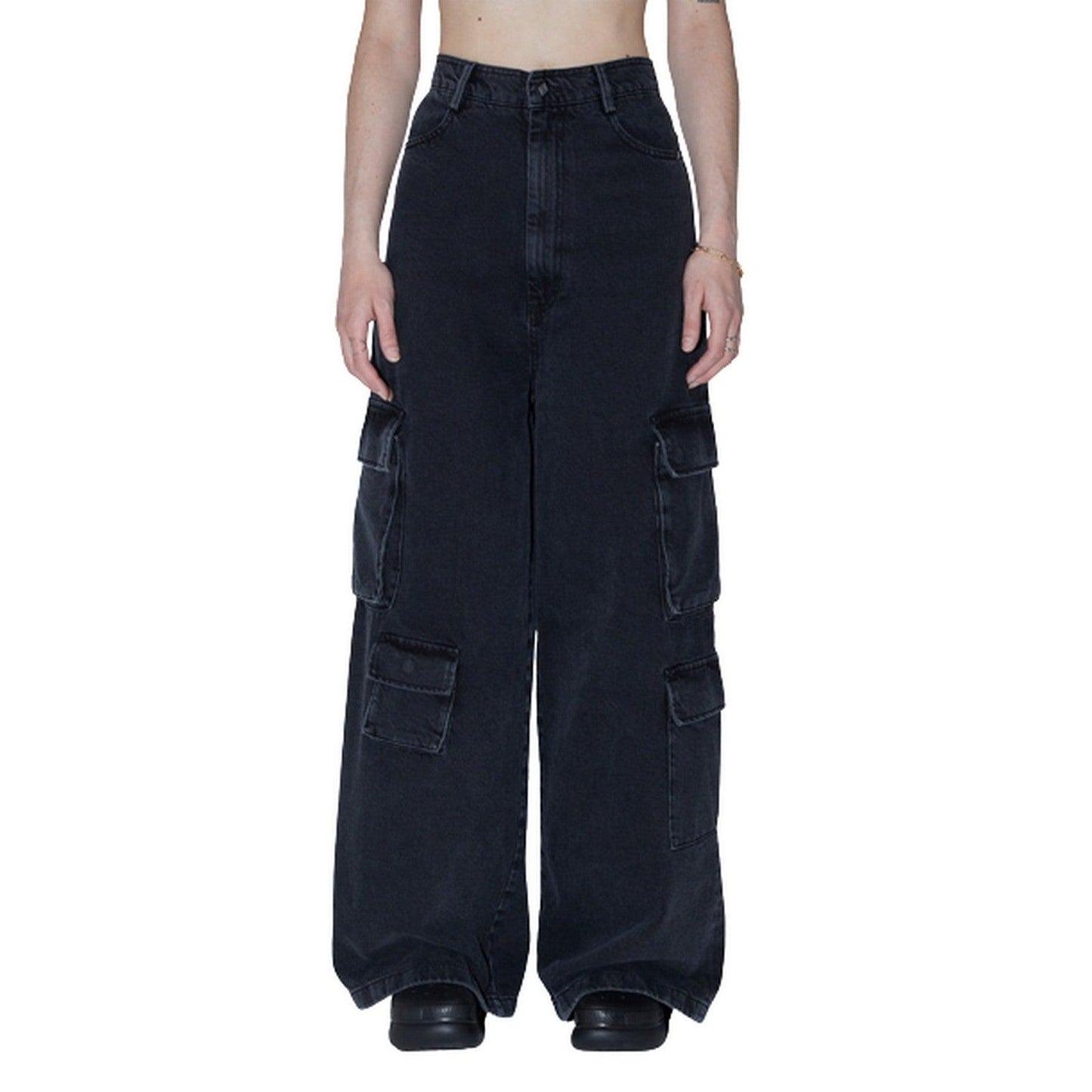 Jeans Donna Amish - Combat Woman - Nero