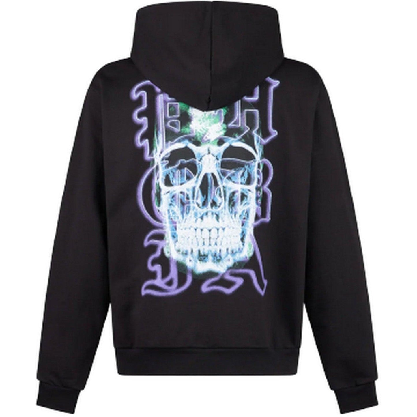 Felpe con cappuccio Uomo Phobia - Black Hoodie With Skull Print - Nero