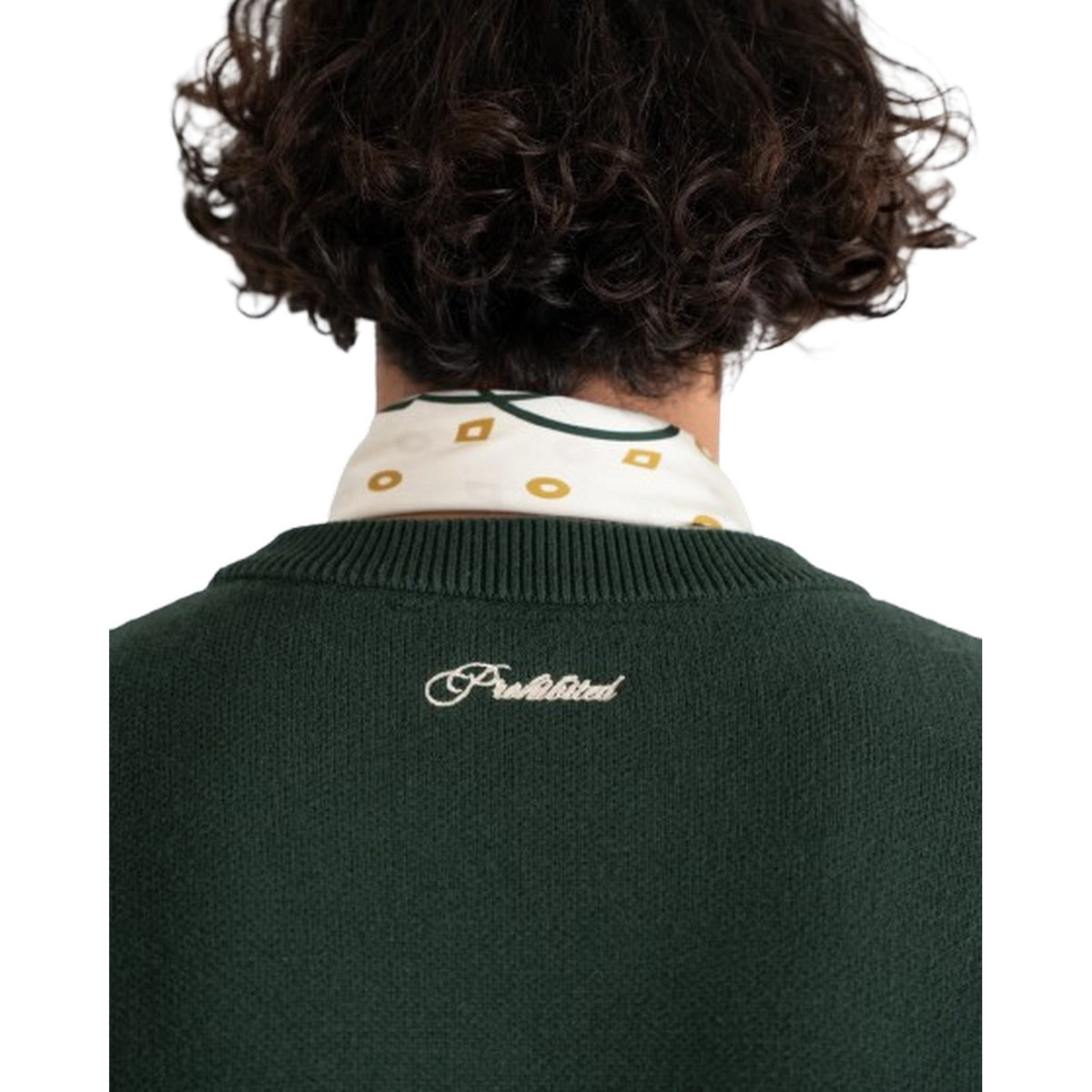 Felpe senza cappuccio Uomo Prohibited - Initial Knit Sweater - Verde