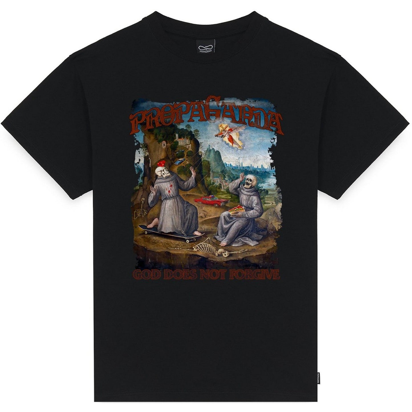 T-shirt Uomo Propaganda - T-Shirt M/M 4Give - Nero