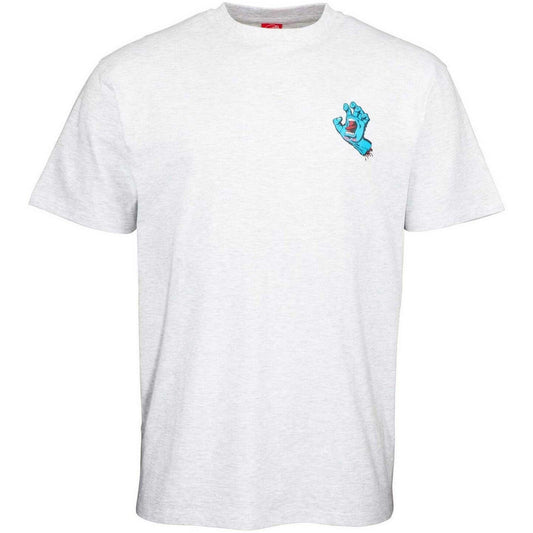T-shirt Uomo Santa Cruz - Screaming Hand Chest T-Shirt - Bianco