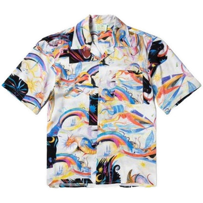 Camicie casual Unisex Aries - Panthera Hawaiian Shirt - Multicolore