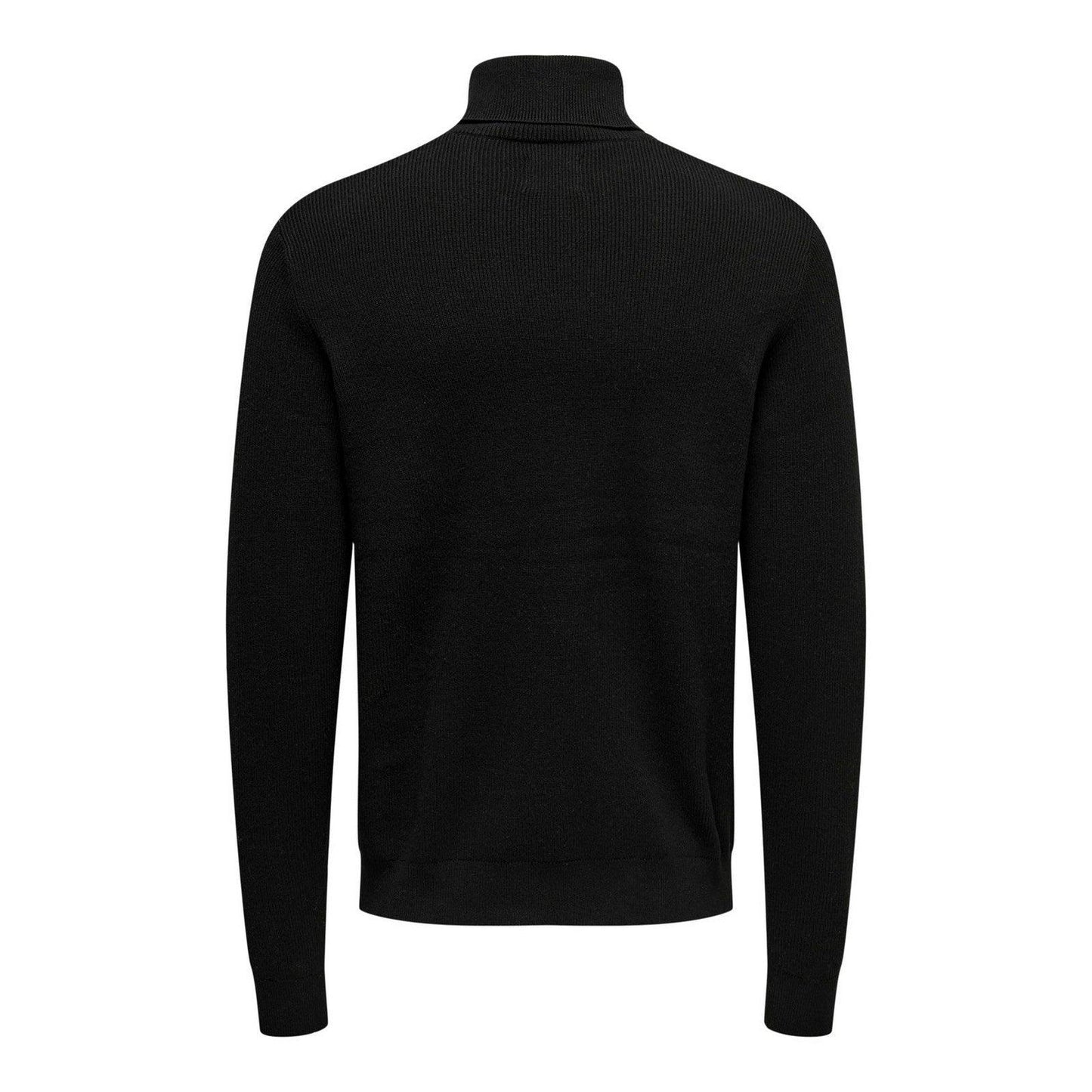 Maglioni Uomo Only & Sons - Onsphil Reg 12 Struc Roll Neck Knit Noos - Nero