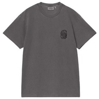 T-shirt Uomo Carhartt Wip - S/S Helix Redux T-Shirt - Grigio