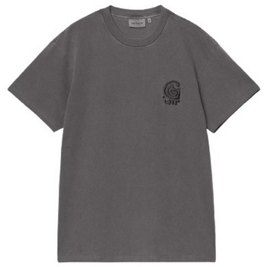 T-shirt Uomo Carhartt Wip - S/S Helix Redux T-Shirt - Grigio