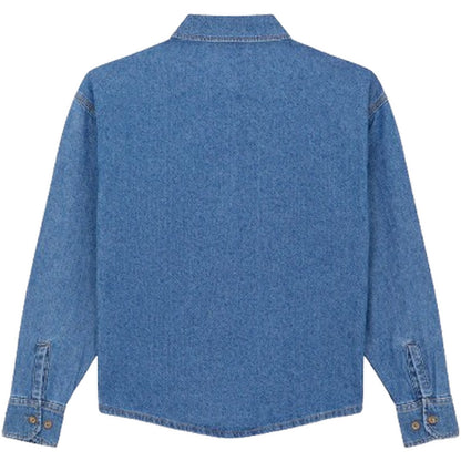 Camicie Donna Dickies - Lightweight Denim Shirt Ls W - Blu