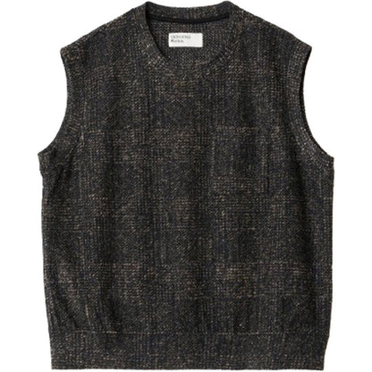 Maglioni Uomo Universal Works - Sleeveless Crew - Blu