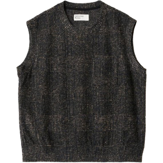 Maglioni Uomo Universal Works - Sleeveless Crew - Blu