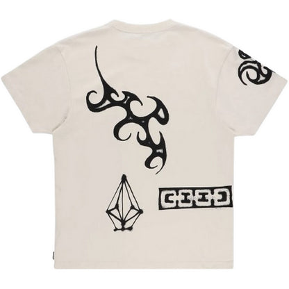 T-shirt Uomo Volcom - Fa Zephyr 1 Sst - Bianco