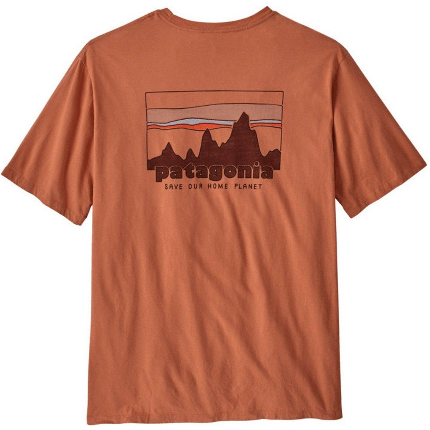 T-shirt Uomo Patagonia - M's '73 Skyline Organic T-Shirt - Arancione