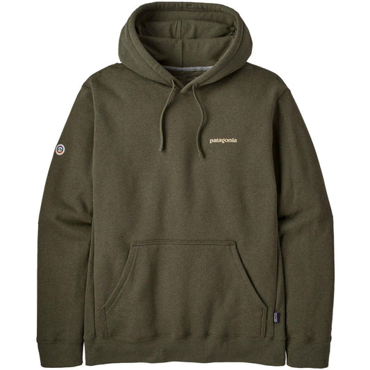 Felpe con cappuccio Unisex Patagonia - Fitz Roy Icon Uprisal Hoody - Verde