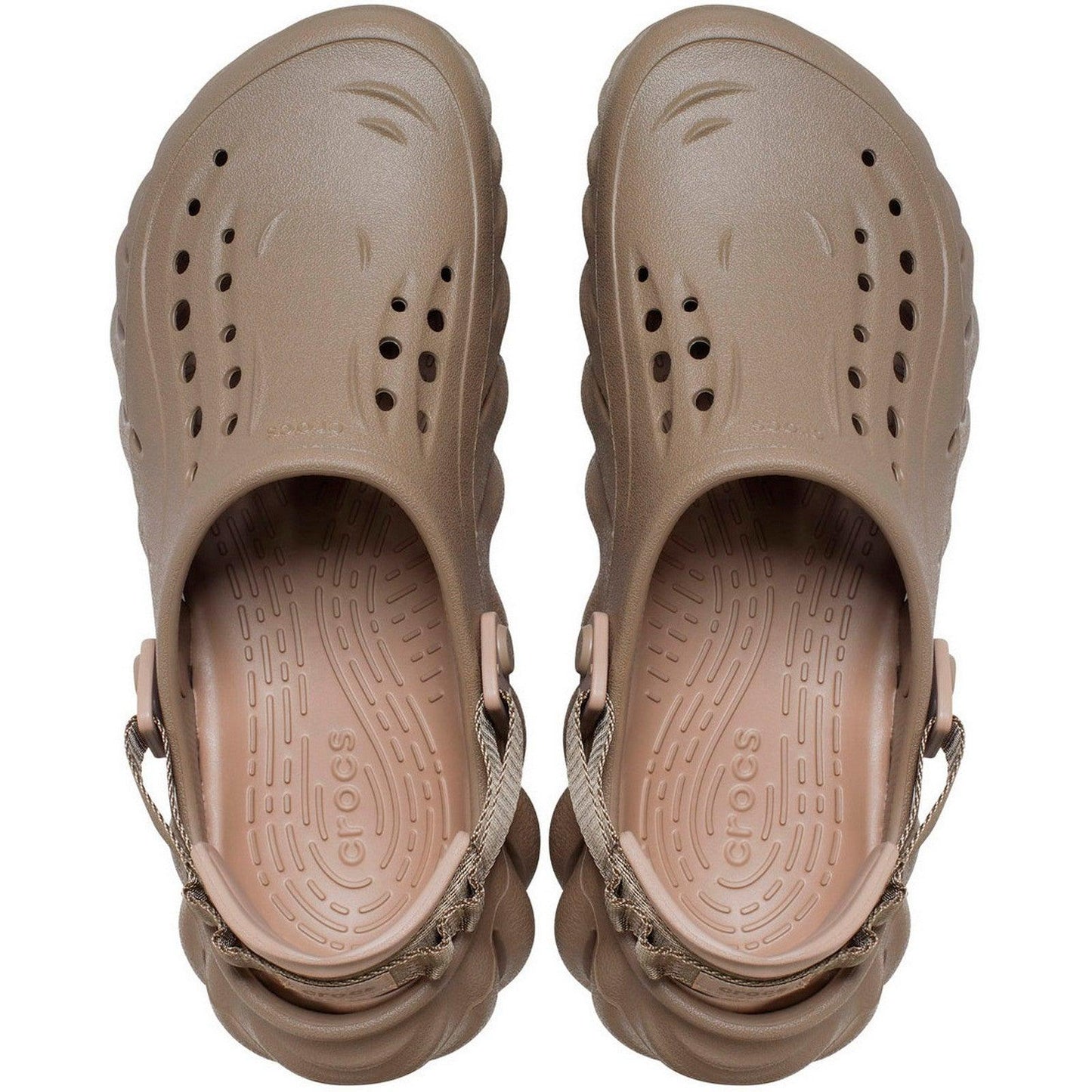 Zoccoli e sabot Unisex Crocs - Crocs Echo Clog - Marrone