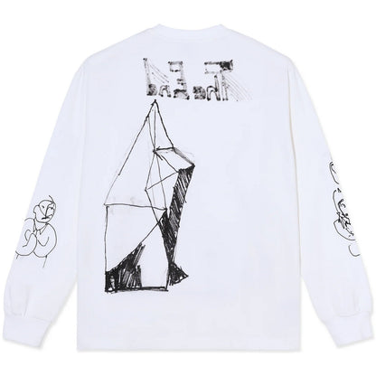 Maglie a manica lunga Uomo Polar - LS Tee The End - Bianco