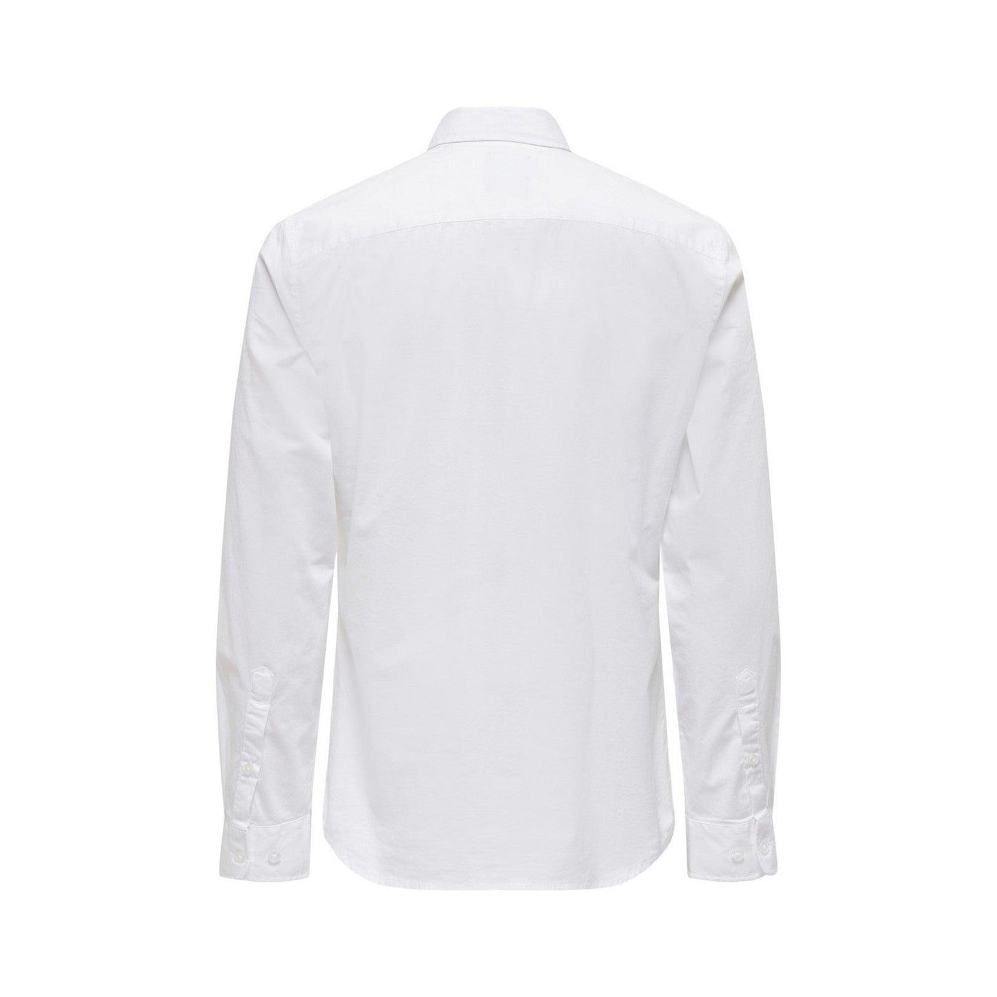 Maglie Uomo Only & Sons - Onsandy Slim Easy Iron Poplin Shirt Noos - Bianco