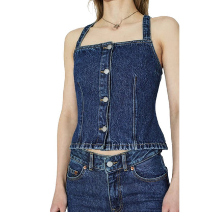 Canotte e top Donna DrDenim - Niamh Top - Blu