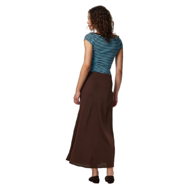 Gonne casual Donna Pieces - Pcfranan Hw Midi Skirt Noos Bc - Marrone