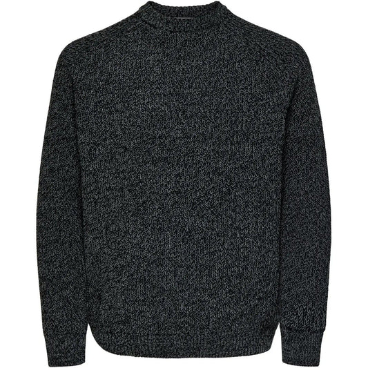 Maglioni Uomo Only & Sons - Onsjoin Rlx Ls Raglan Knit - Nero