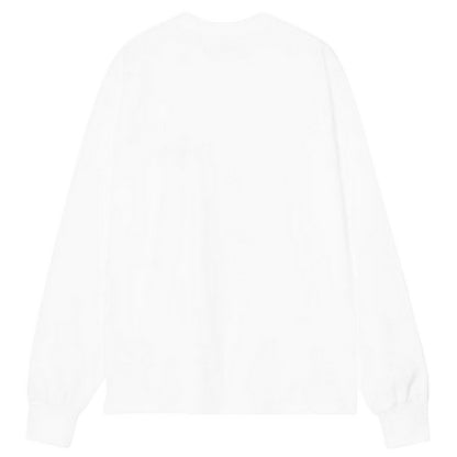 T-shirt Donna Carhartt Wip - W' L/S American Script T-Shirt - Bianco
