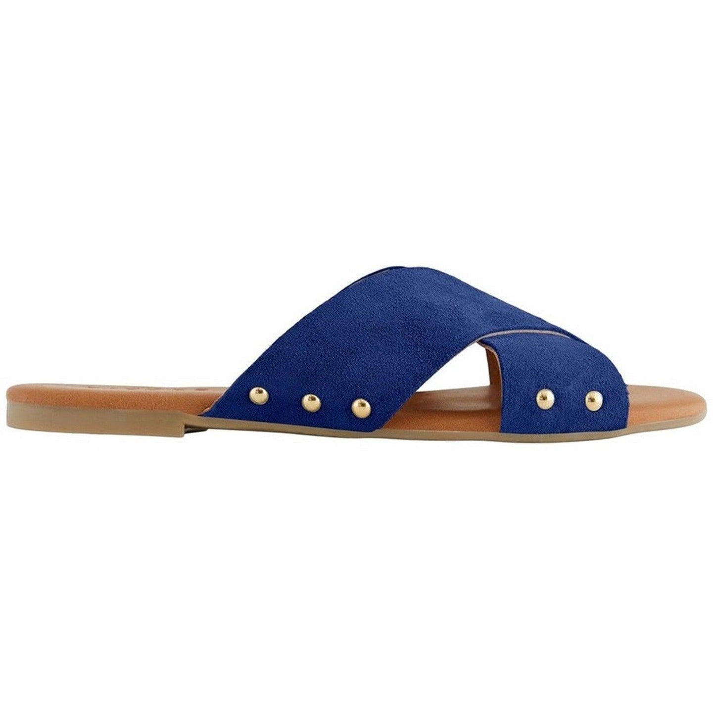 Sandali Donna Pieces - Pcvuma Suede Sandal - Blu