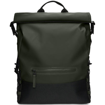 Borse a spalla Unisex Rains - Trail Mountaineer Rolltop W3 - Verde